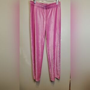 25. NWOT- Juicy Couture Pink Velour Lounge Sleepwear Pants